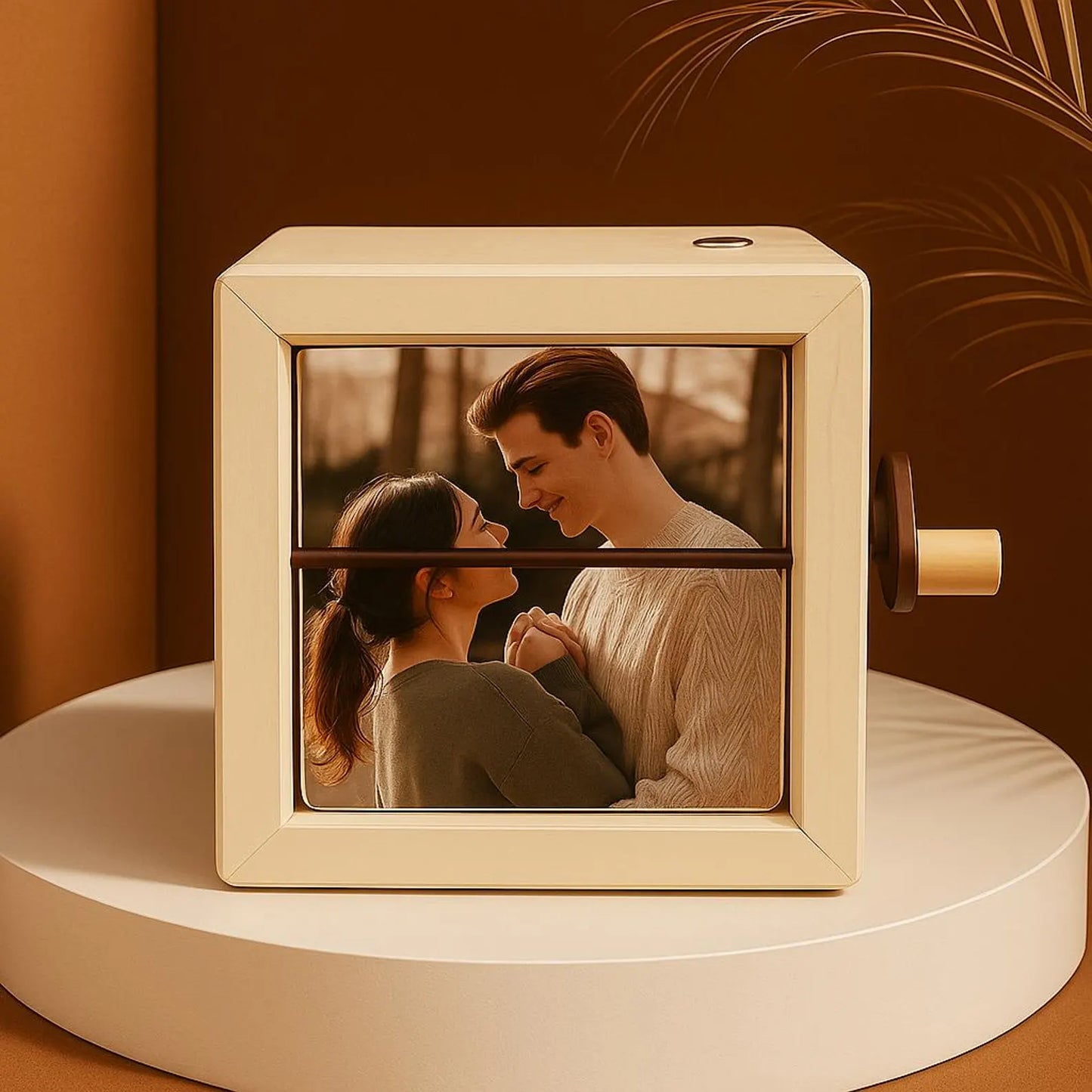 Personalized Photo Music Box with Light